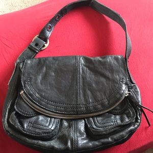 Black leather lucky brand purse